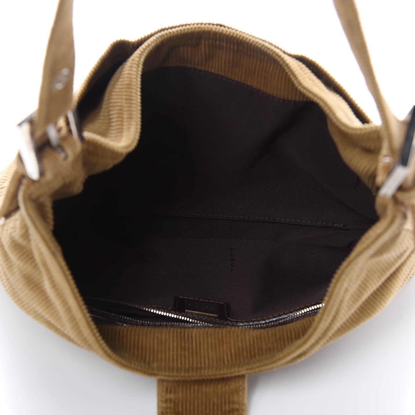 Corduroy Shoulder Bag Beige