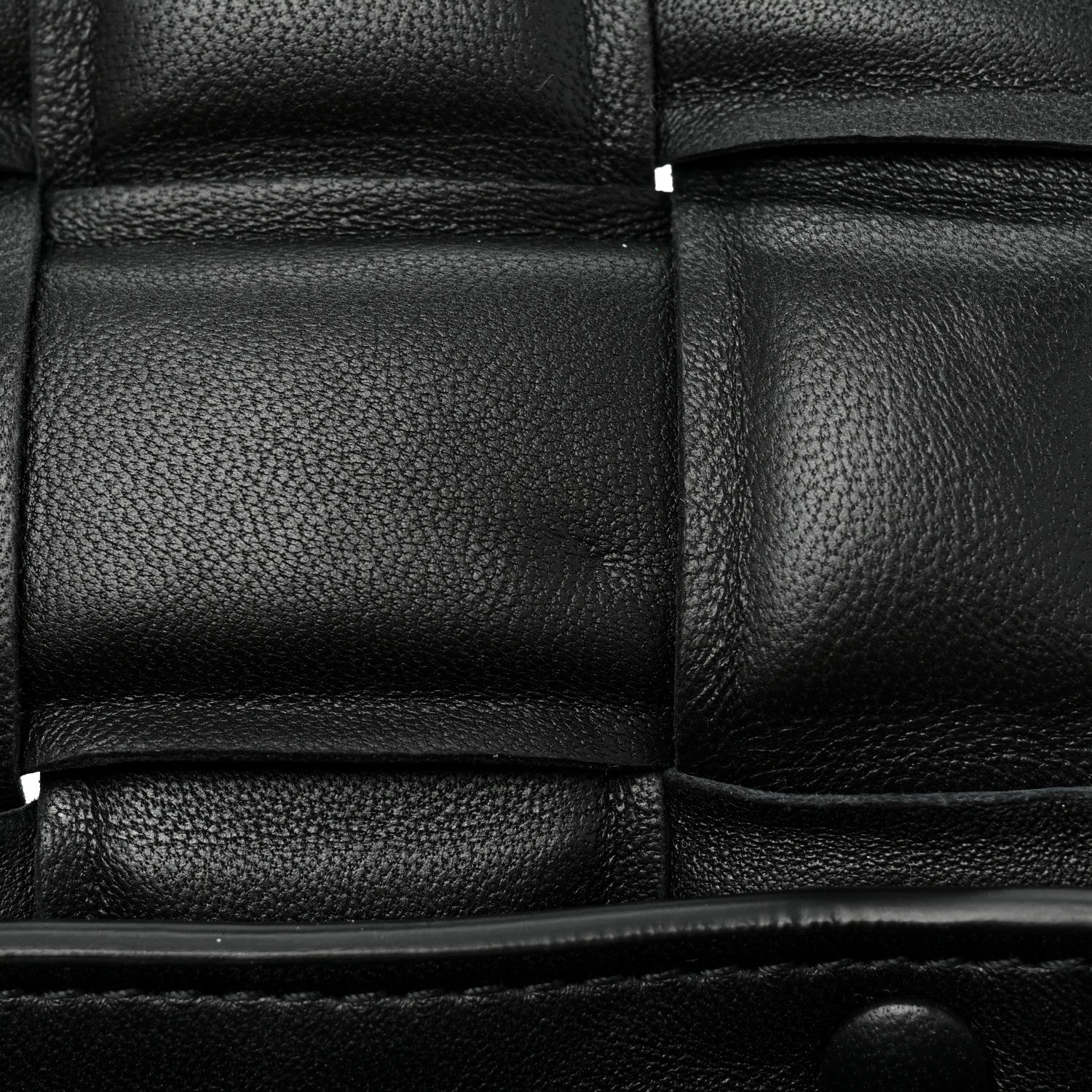 Bottega Veneta Nappa Maxi Intreccio Padded Cassette Crossbody Bag Black 8 of 8
