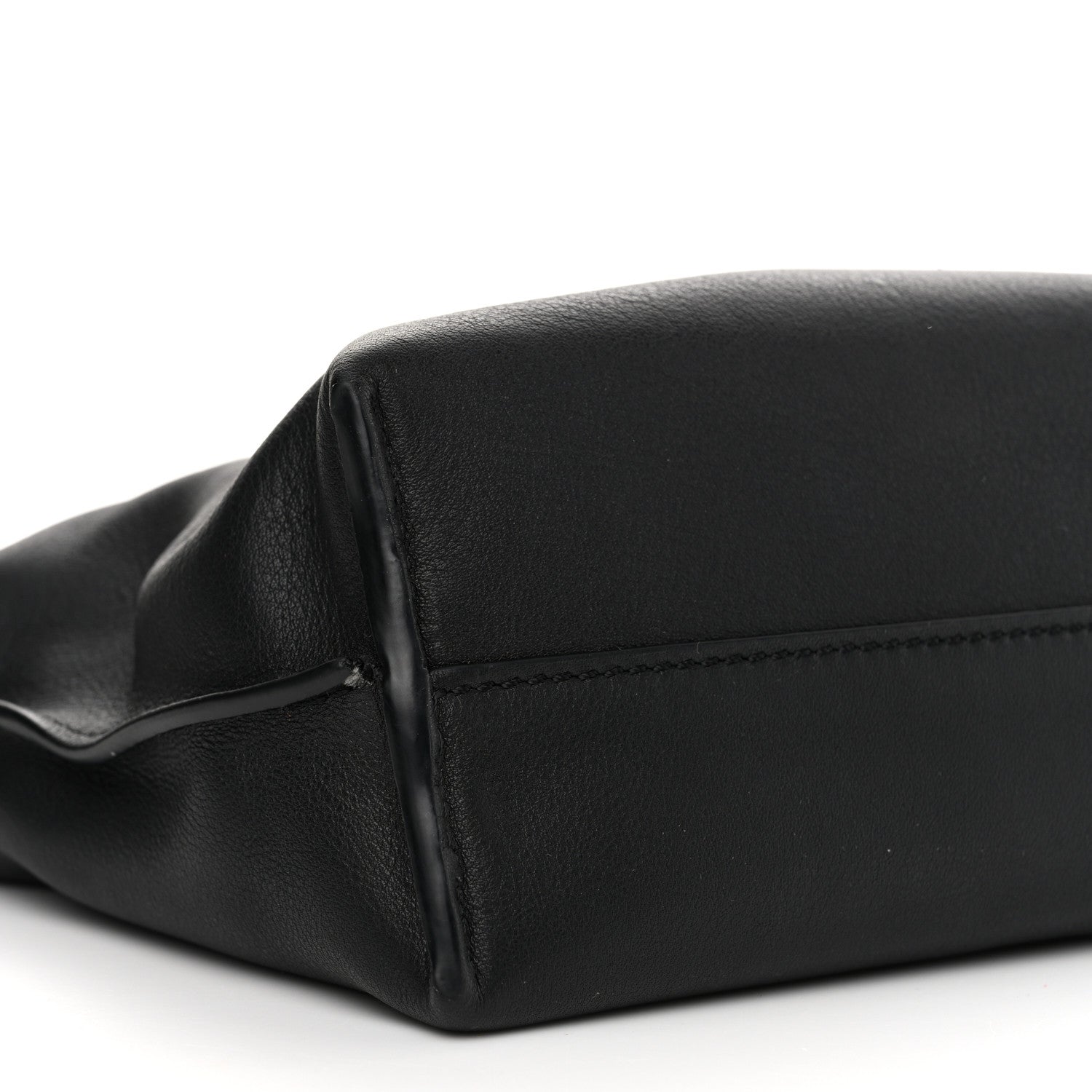 Loewe Calfskin Mini Flamenco Knot Clutch Black 9 of 10