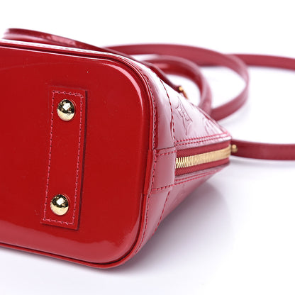 Louis Vuitton Vernis Alma BB Pomme D'Amour 8 of 9