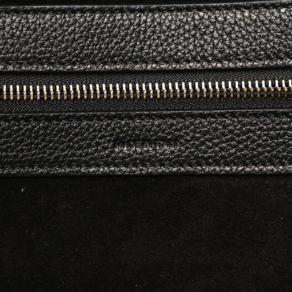 Celine Soft Grained Calfskin Small Belt Cabas Phantom Black 6 of 8