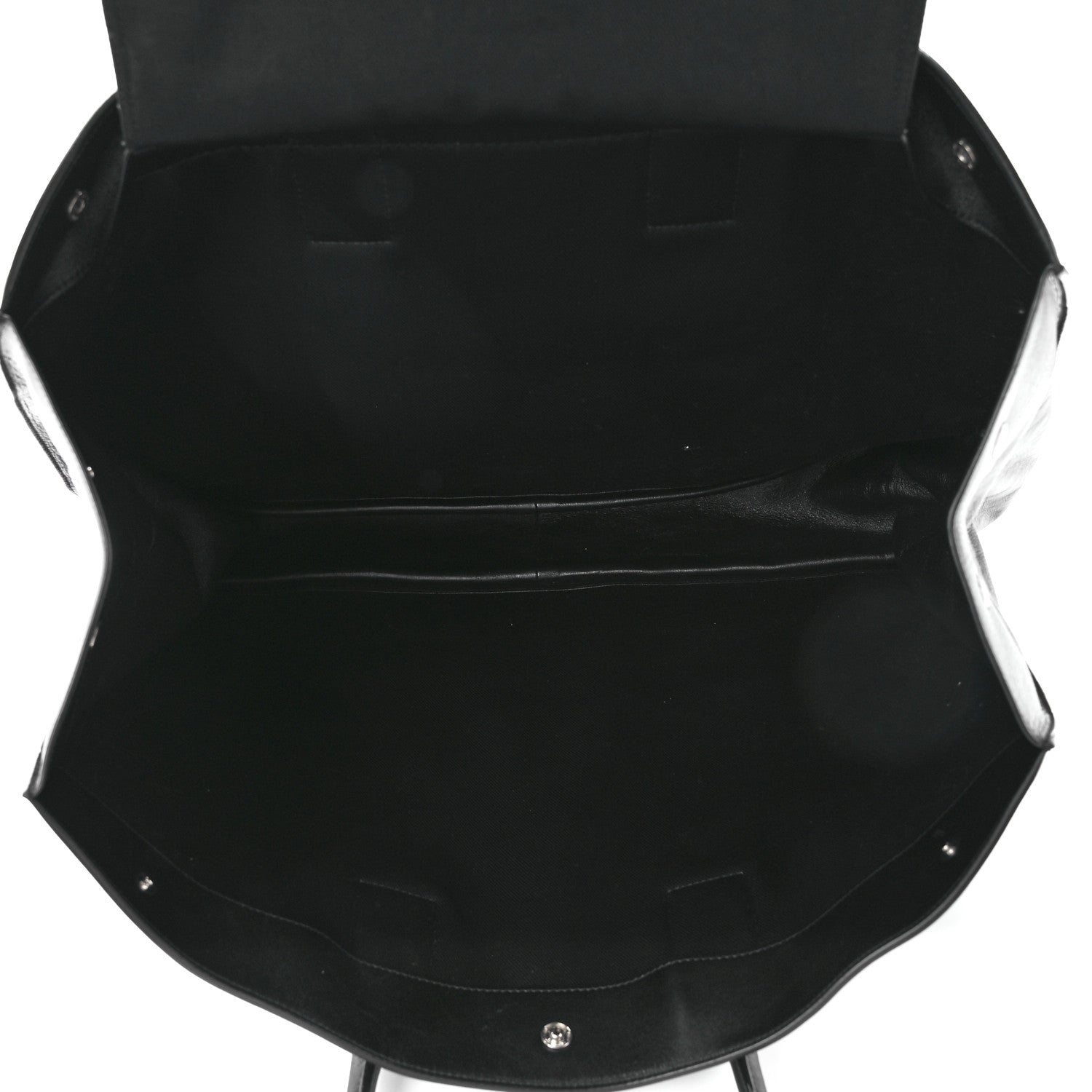 Saint Laurent Vitello Rive Gauche Large Tote Black 5 of 12