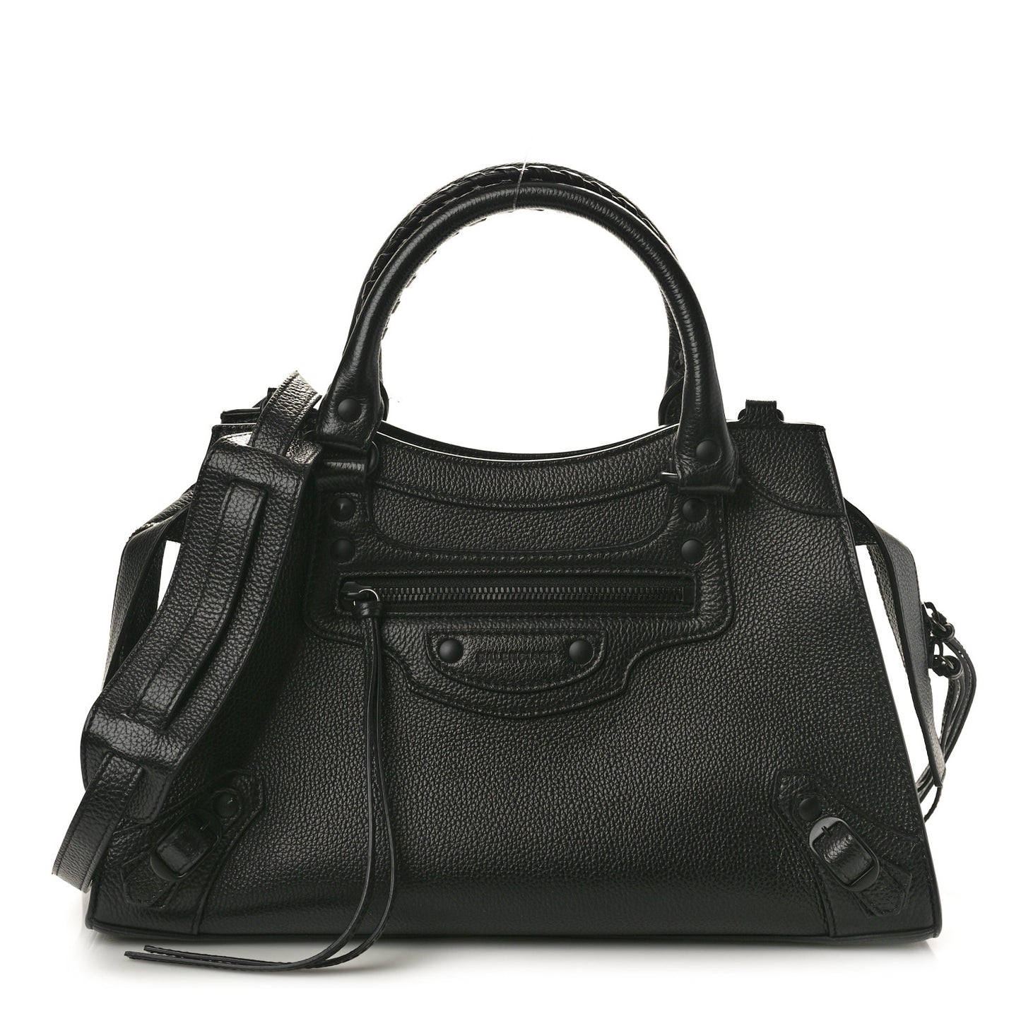 Grained Calfskin Neo Classic Black Hardware S City Black
