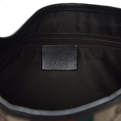 Gucci Monogram Web Small Jackie O Hobo Dark Brown 6 of 14