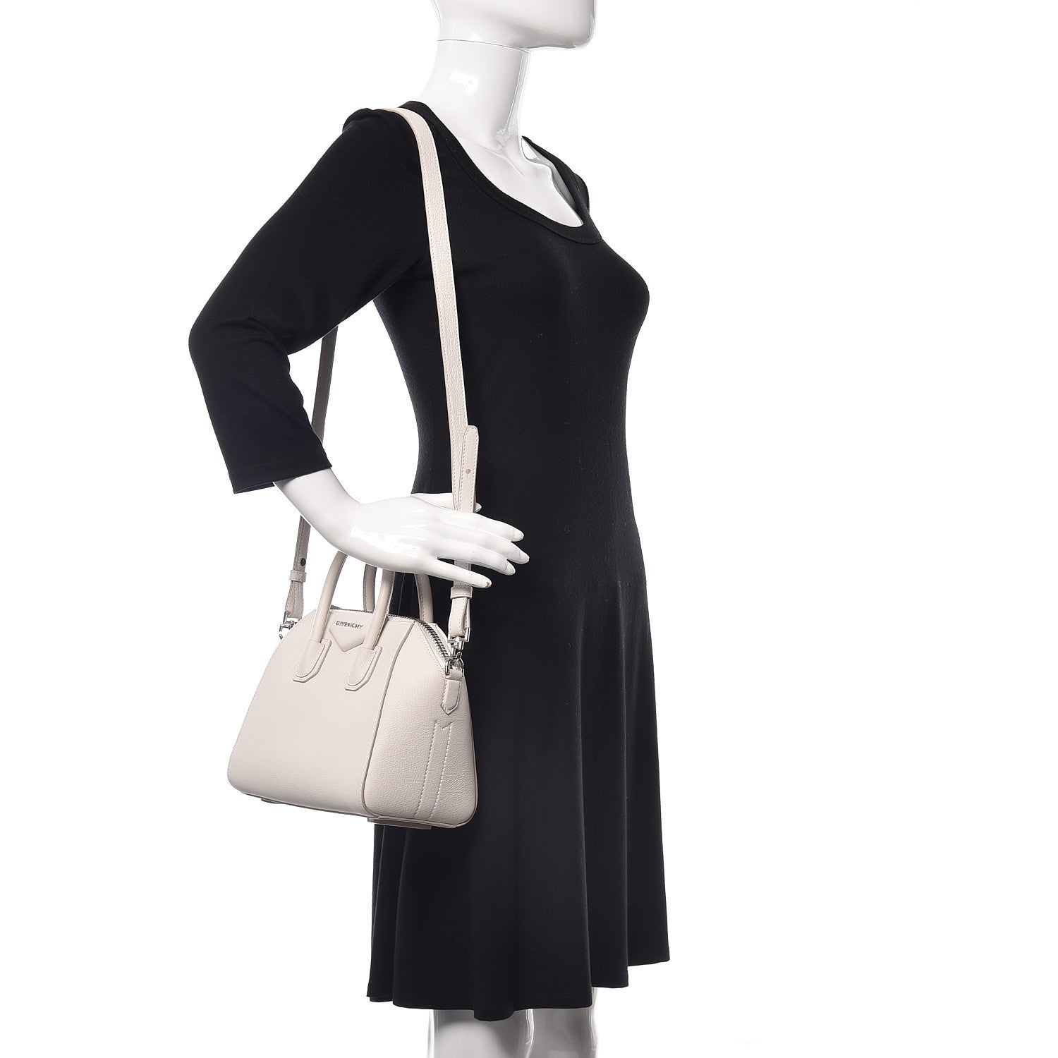 Givenchy Sugar Goatskin Mini Antigona White 2 of 14