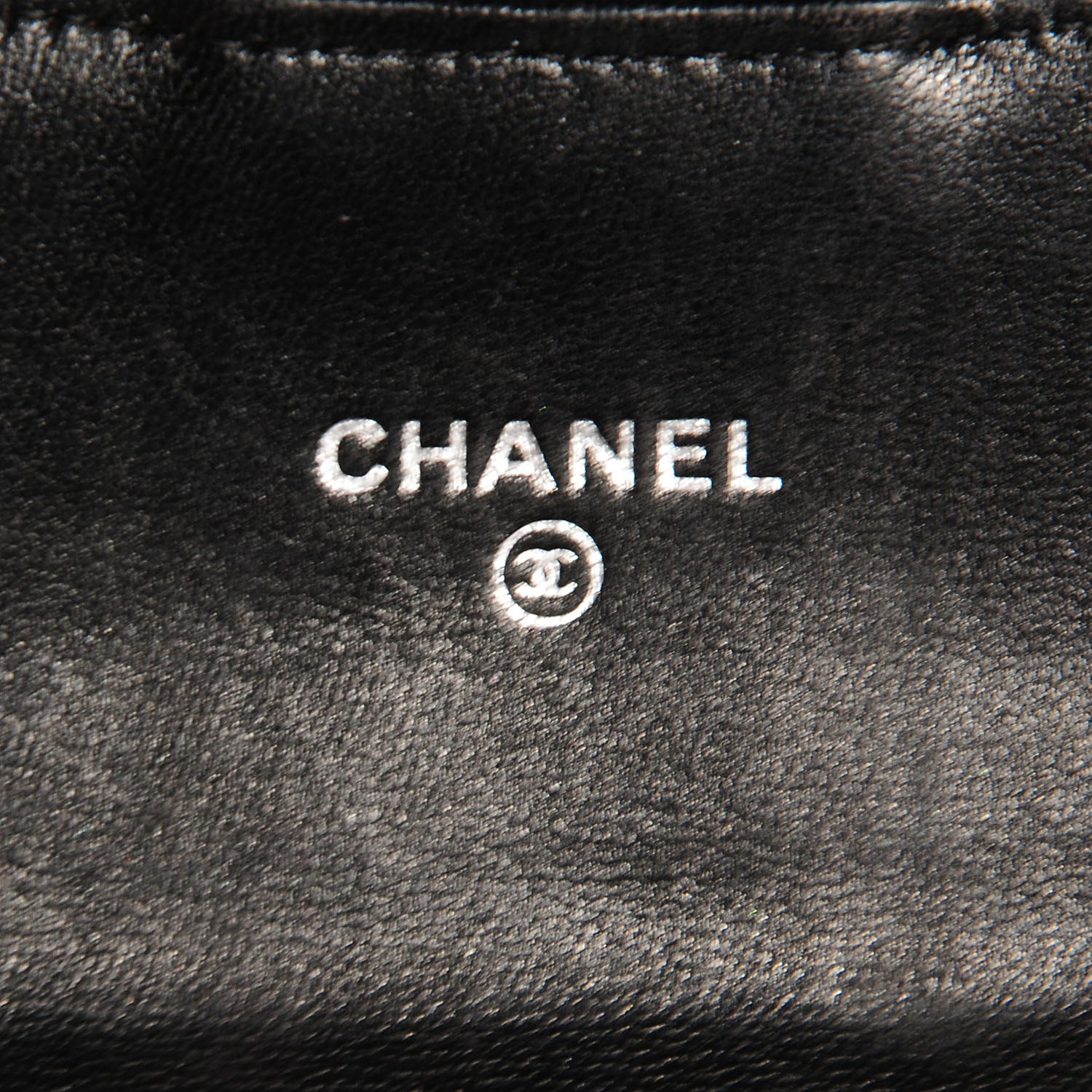 Chanel Lambskin Quilted Small Flap Wallet Black 7 of 9