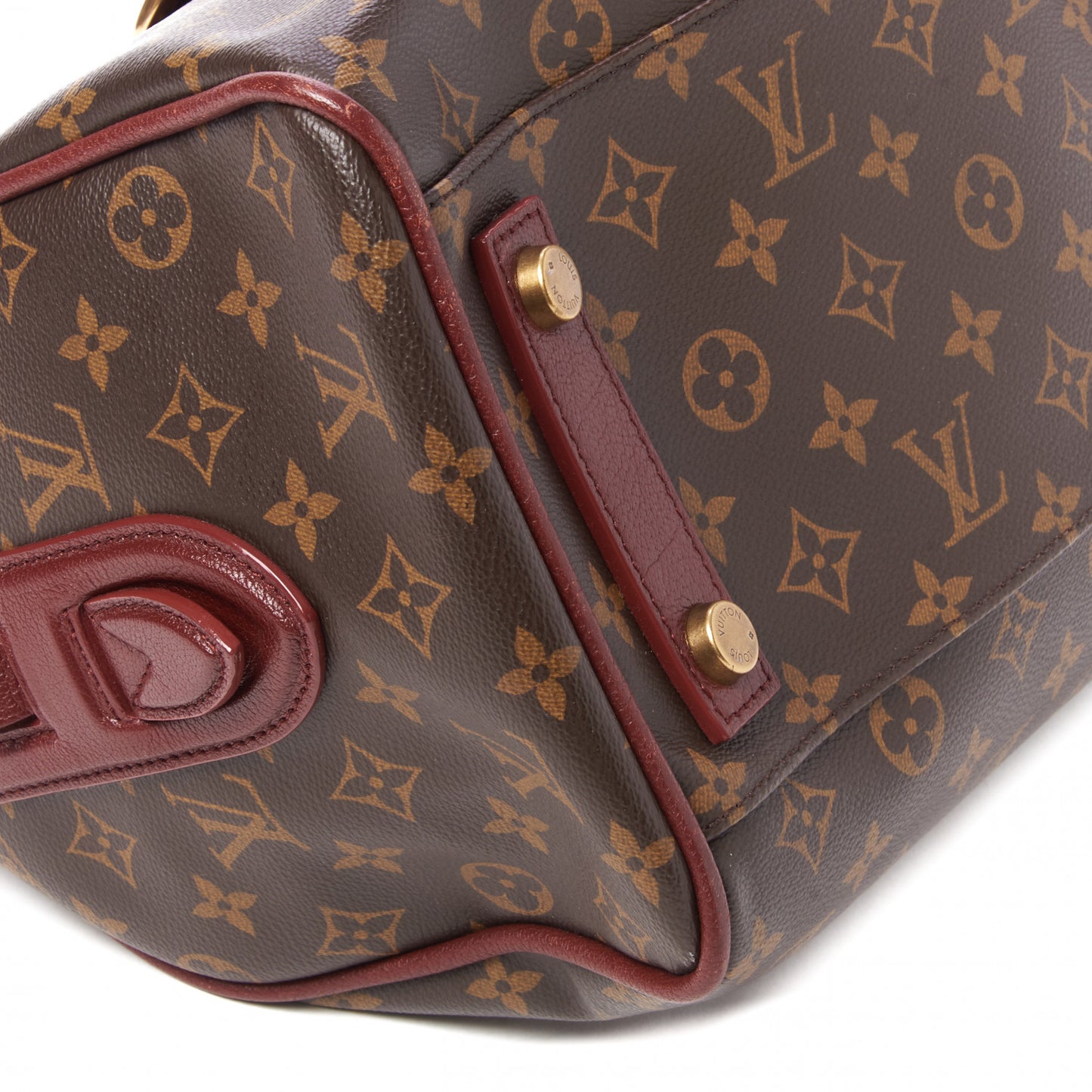 Monogram Golden Arrow Speedy Burgundy