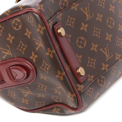 Louis Vuitton Monogram Golden Arrow Speedy Burgundy 6 of 9