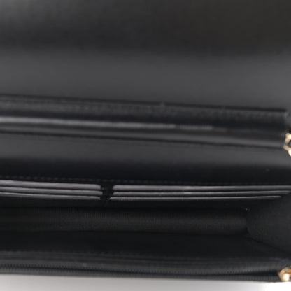 Chanel Lambskin Quilted CC Wallet On Chain WOC Black 4 of 12