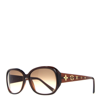 Louis Vuitton Acetate Obsession GM Sunglasses Z0459W Brown Glitter 1 of 7