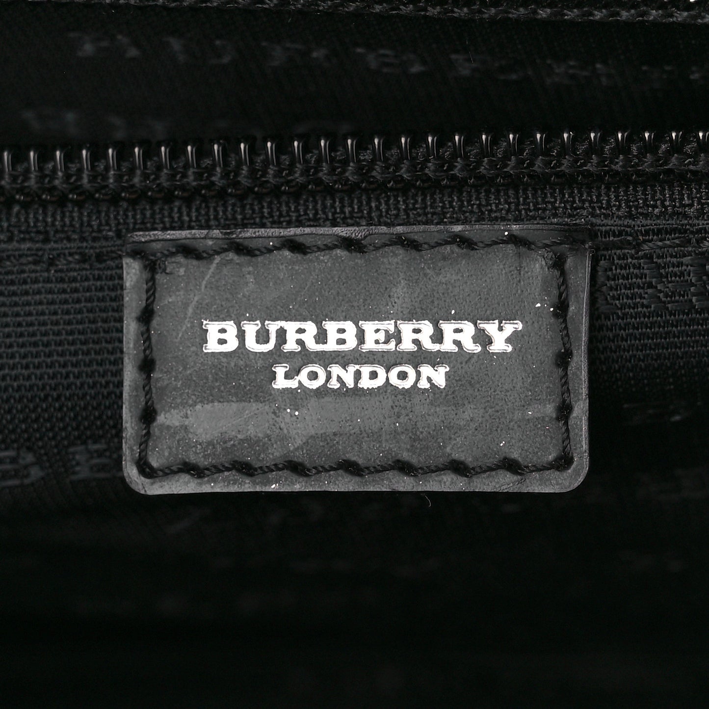 House Check Shoulder Bag Black