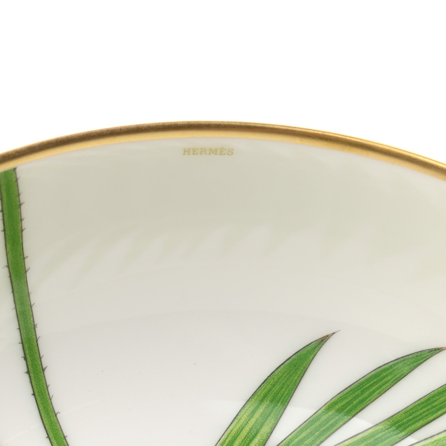 Hermes Porcelain Passifolia Cereal Bowl Set of 2 6 of 9