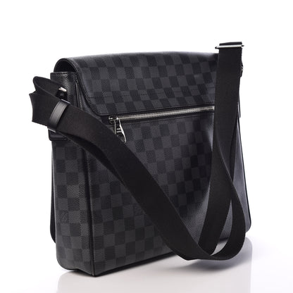 Louis Vuitton Damier Graphite District MM 3 of 10
