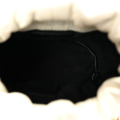 Chanel Caviar Quilted Coco First Bucket Clutch With Chain White 5 of 10