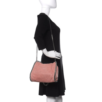 Stella McCartney Shaggy Deer Mini Falabella Fold Over Tote Pink 2 of 10