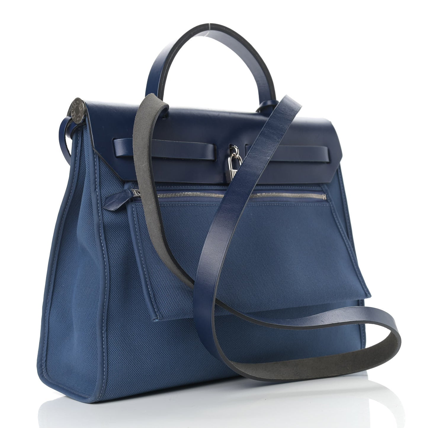 Vache Hunter Toile Herbag Zip 31 PM Bleu Brighton Bleu Saphir