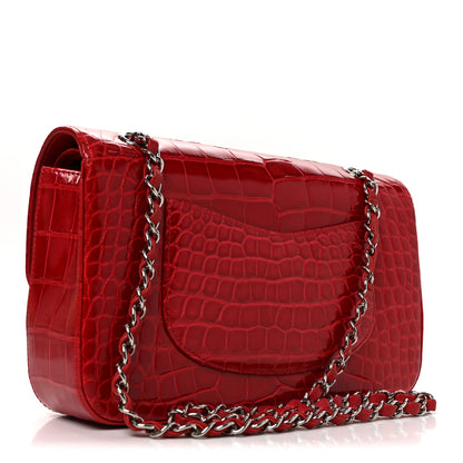 Chanel Alligator Medium Double Flap Red 3 of 10