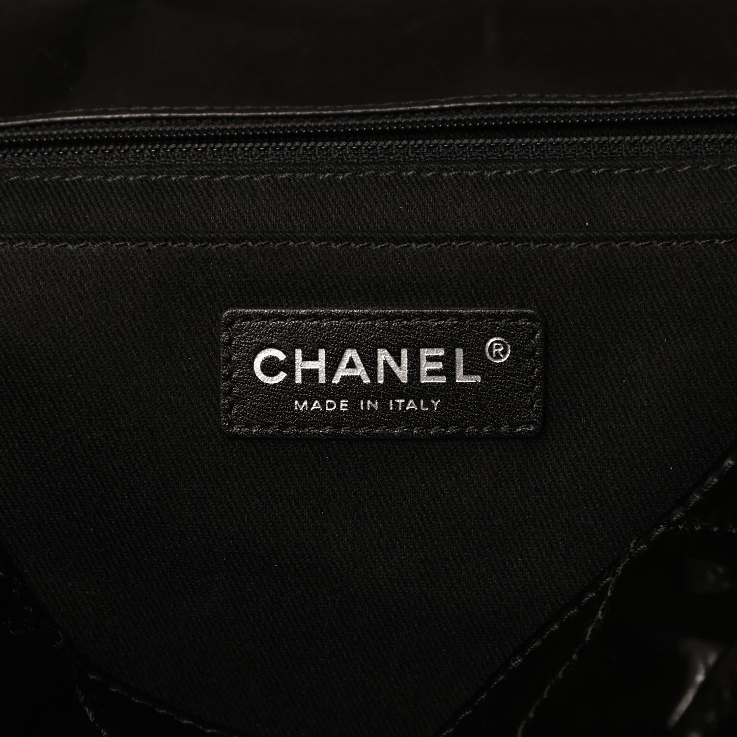 Chanel Vinyl Quilted In the Business Flap Bag Black 6 of 16