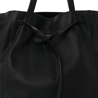 Celine Soft Grained Calfskin Medium Belt Cabas Phantom Black 6 of 12