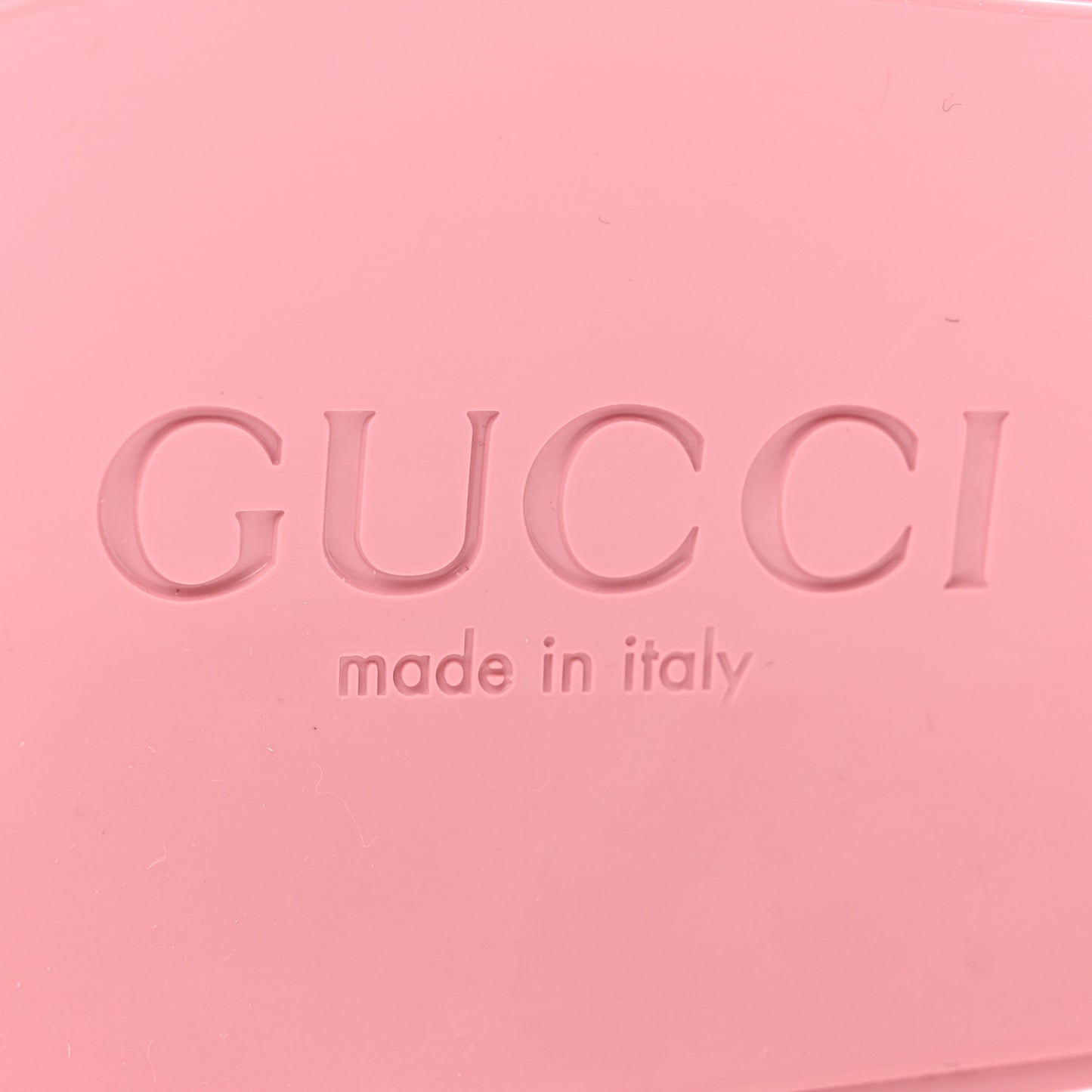 Rubber Gucci Logo Womens Platform 20/60mm Slide Sandals 36 Wild Rose