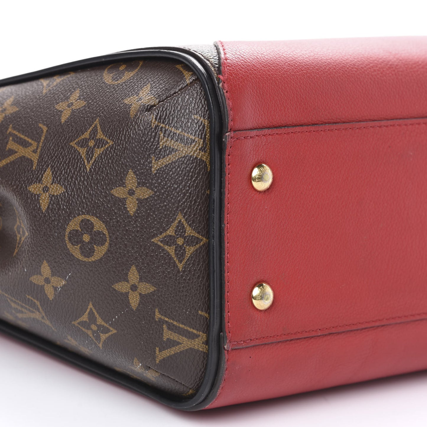 Calfskin Monogram Kimono Tote Cherry