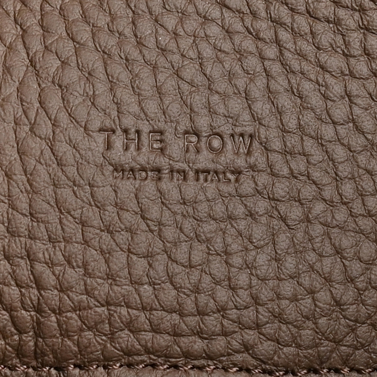 The Row Matte Grained Calfskin Soft Margaux 12 Deep Brown 6 of 9