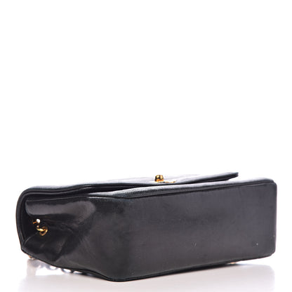 Chanel Lambskin Horizontal Vertical Quilted Small Single Flap Black 4 of 15
