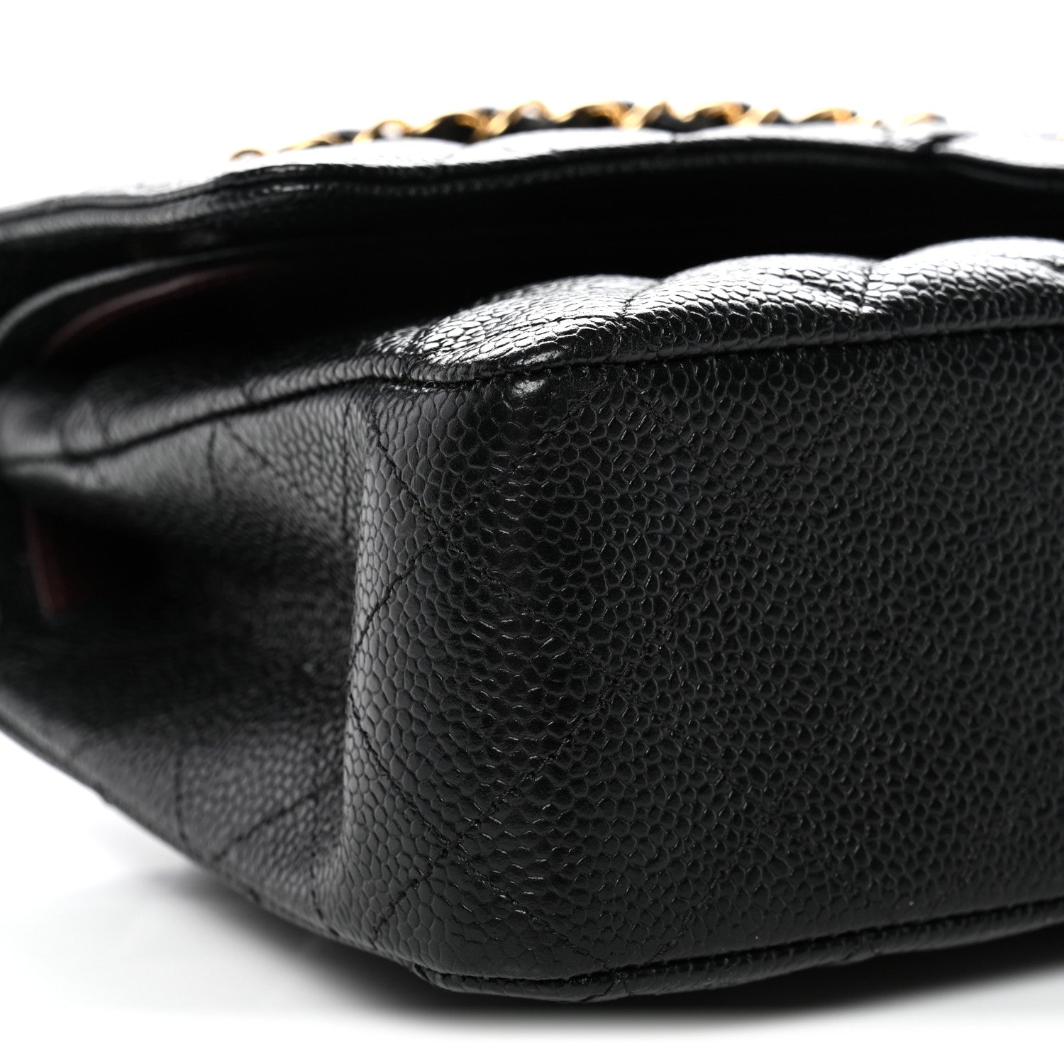 Chanel Caviar Quilted Medium Double Flap Black 9 of 10