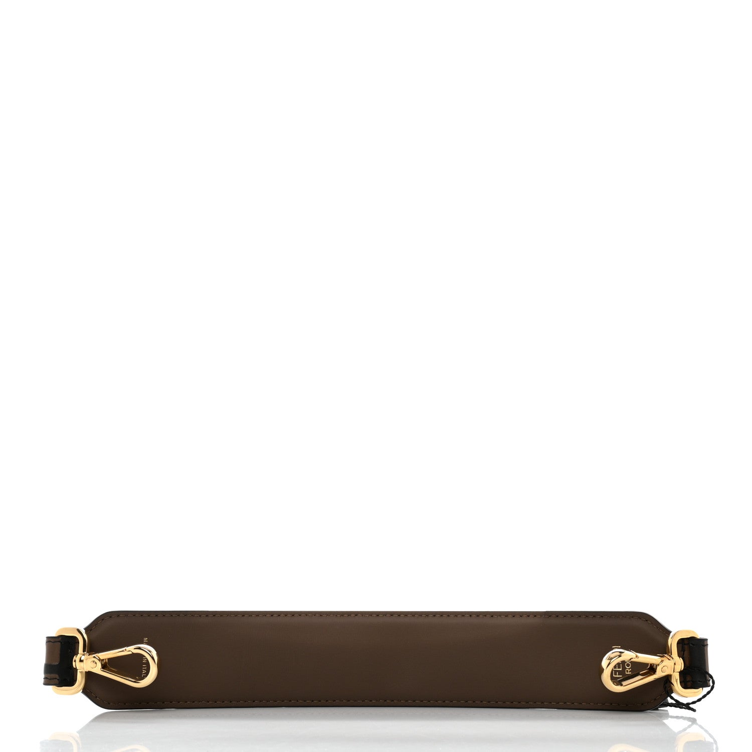Fendi Calfskin FF 1974 Embossed Mini Strap You Maya Black 2 of 5