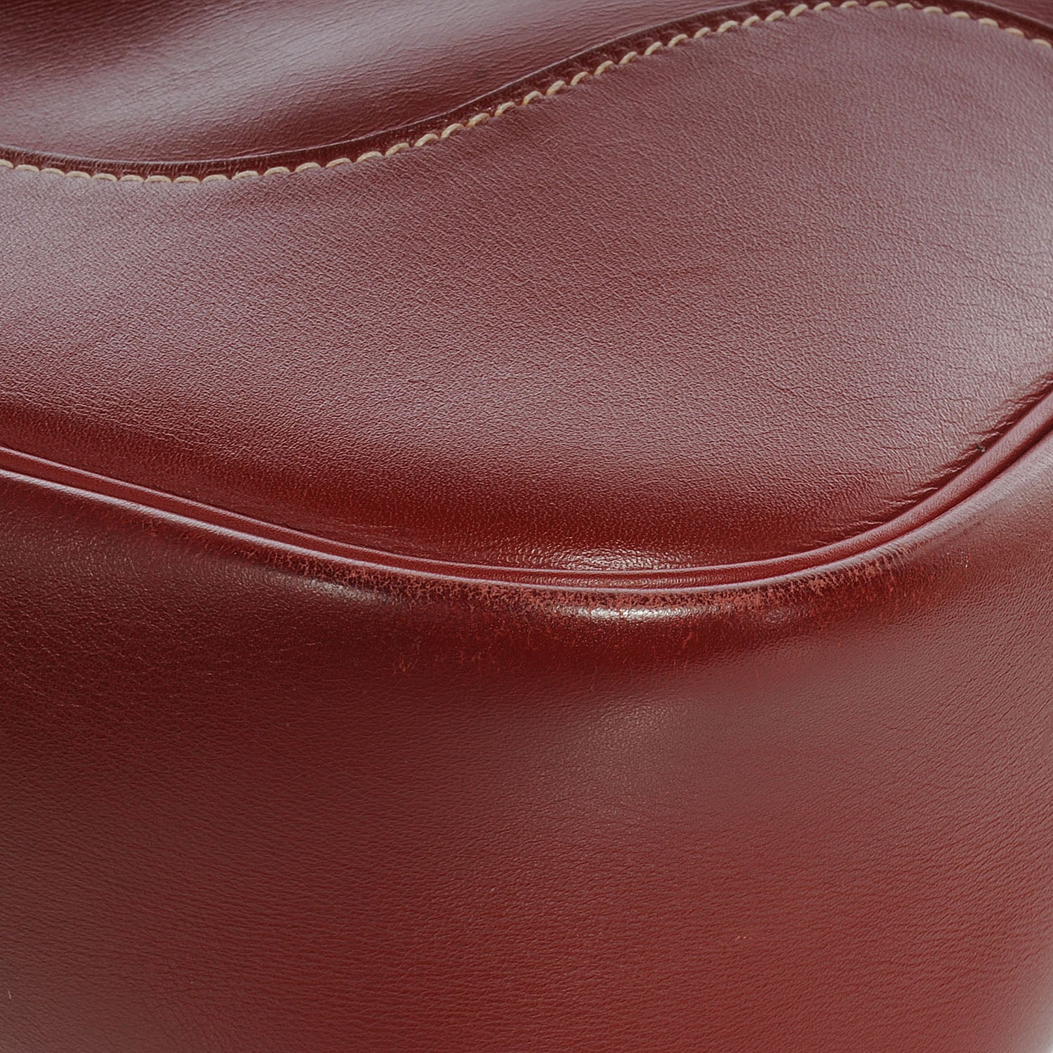 Hermes Box Leather Trim 35 Rouge H 6 of 9