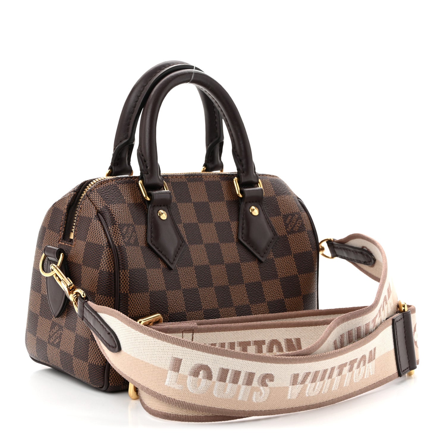 Louis Vuitton Damier Ebene Speedy Bandouliere 20 3 of 9