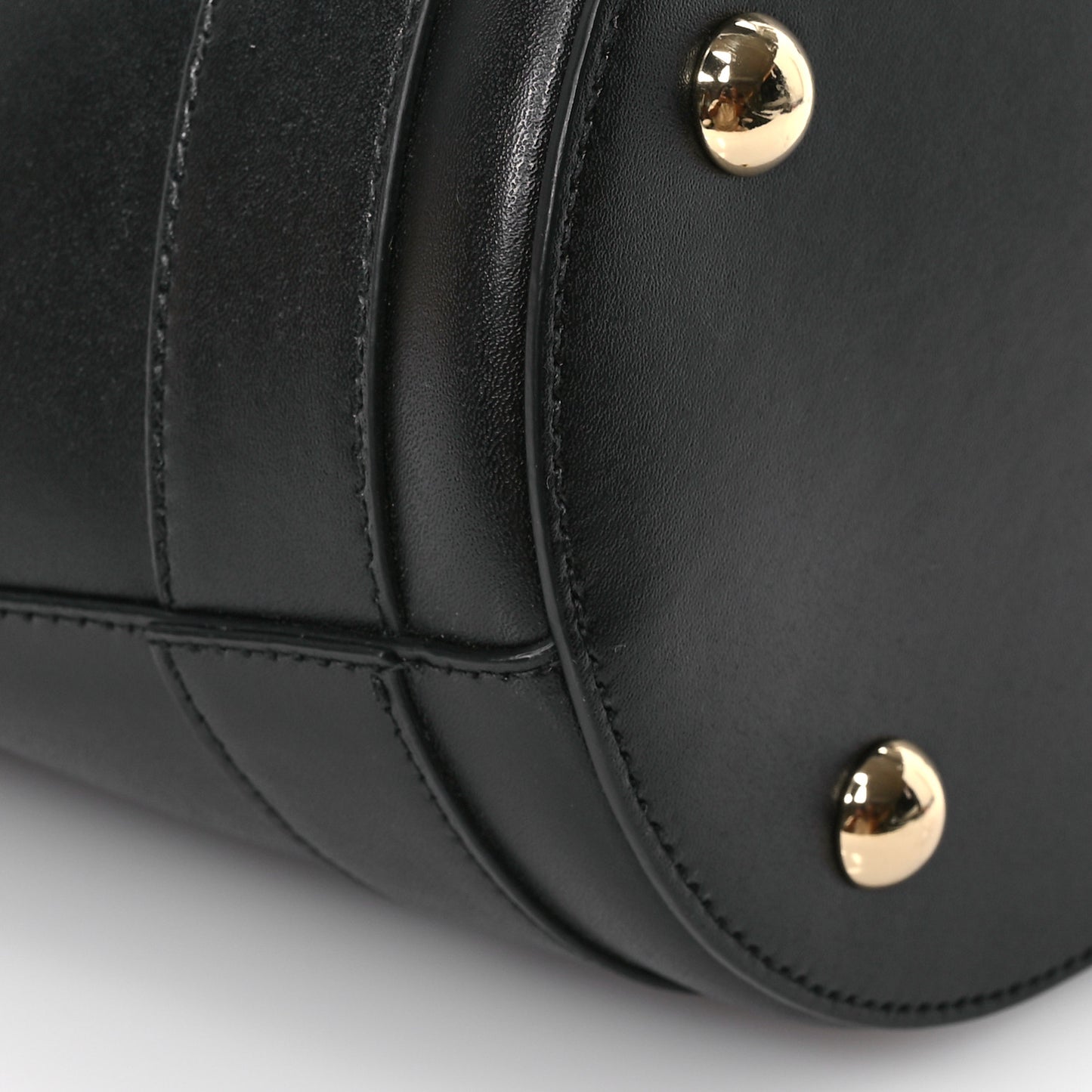 Calfskin Vara Bow Bucket Bag Black