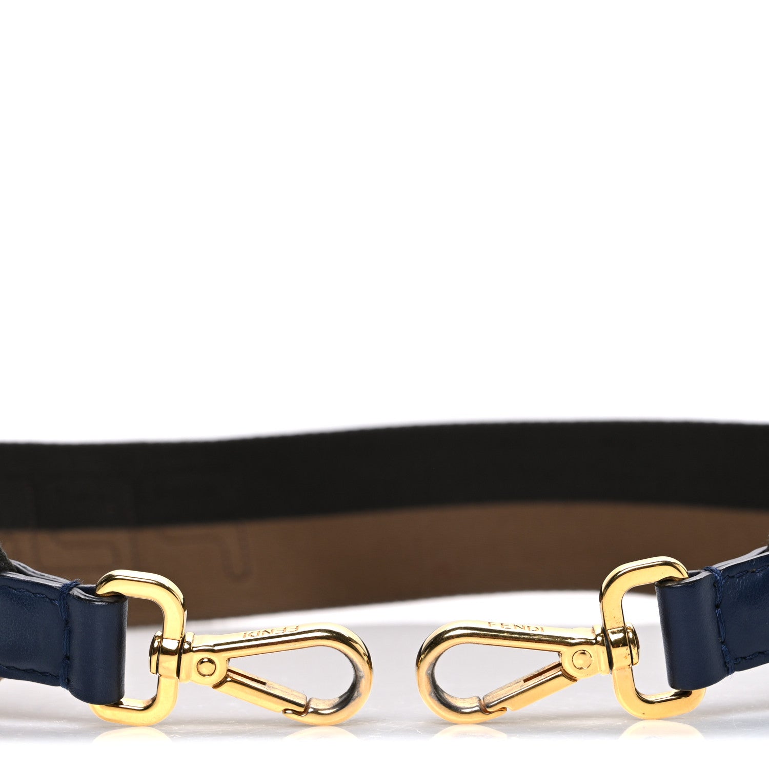 Fendi X FILA Canvas Calfskin Mania Strap You Brown 1827954