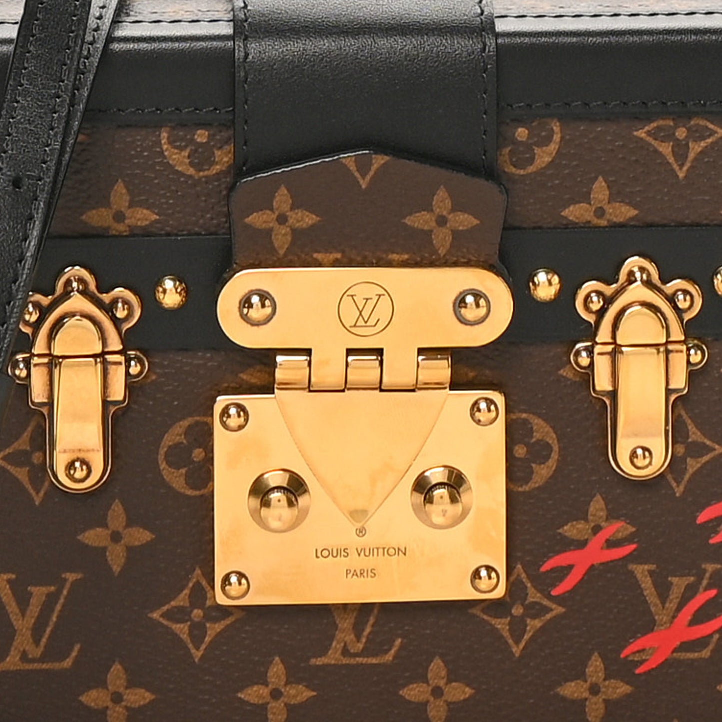 Monogram Petite Malle Black