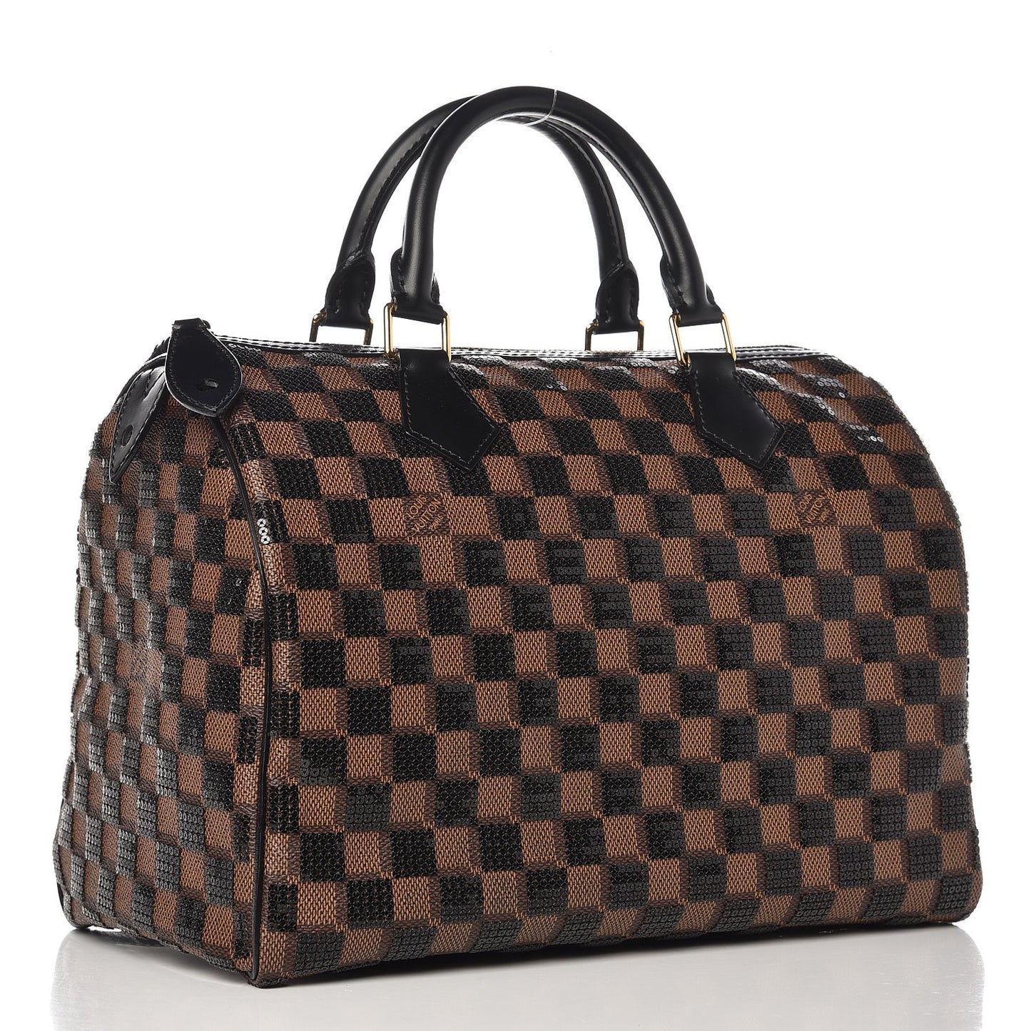 Damier Paillettes Speedy 30 Black