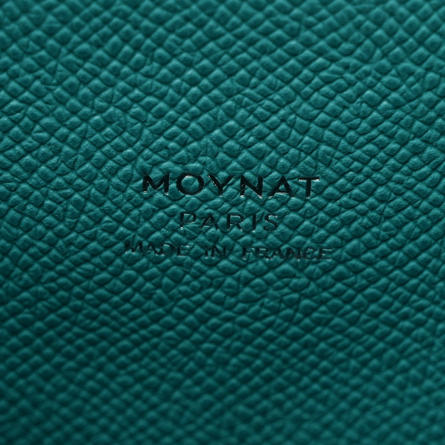 Carat Calfskin Madeleine Clutch Gray Blue