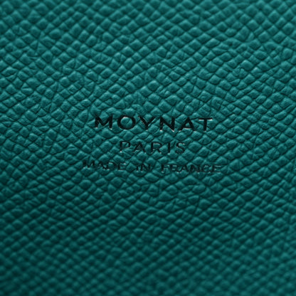Moynat Carat Calfskin Madeleine Clutch Gray Blue 6 of 9