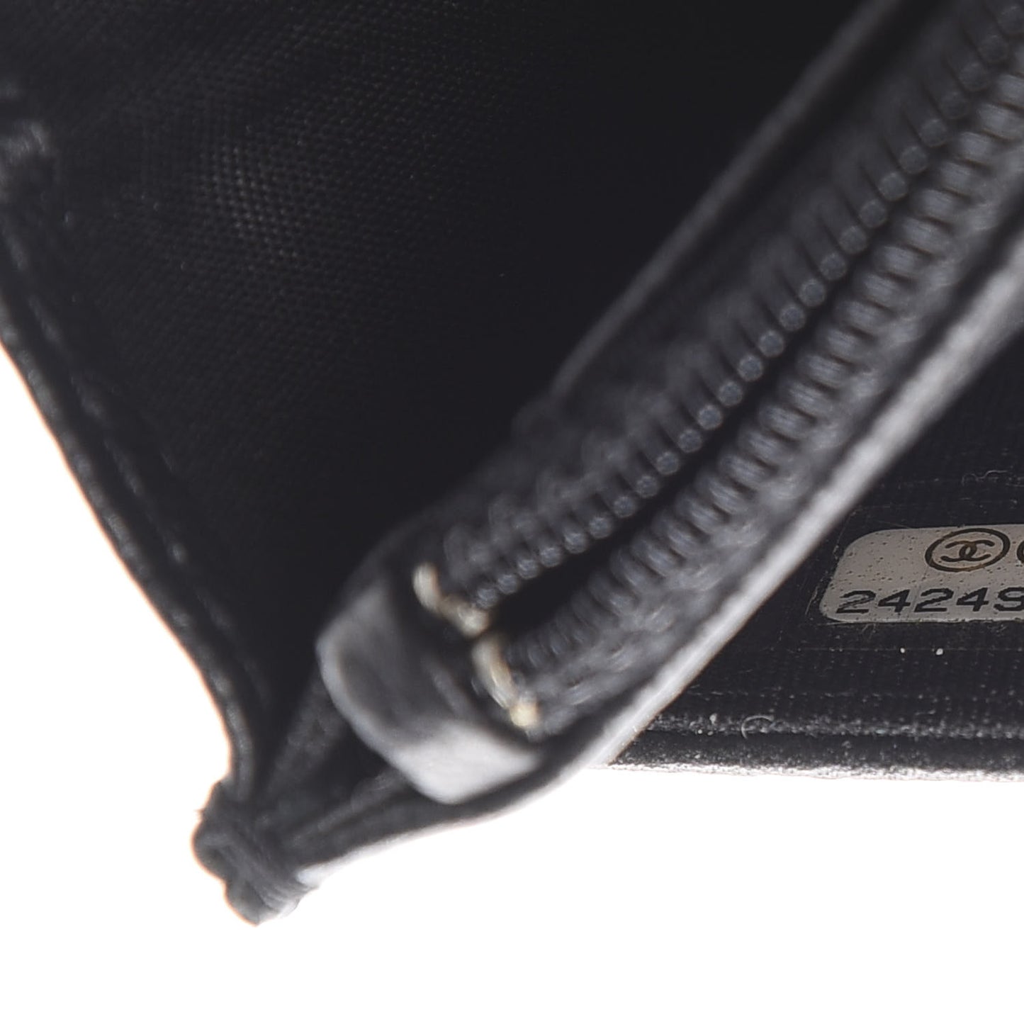 Caviar Quilted Boy Wallet On Chain WOC So Black