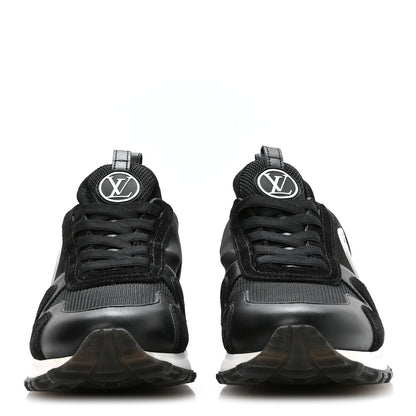 Louis Vuitton Calfskin Run Away Sneakers 37 Black 3 of 10