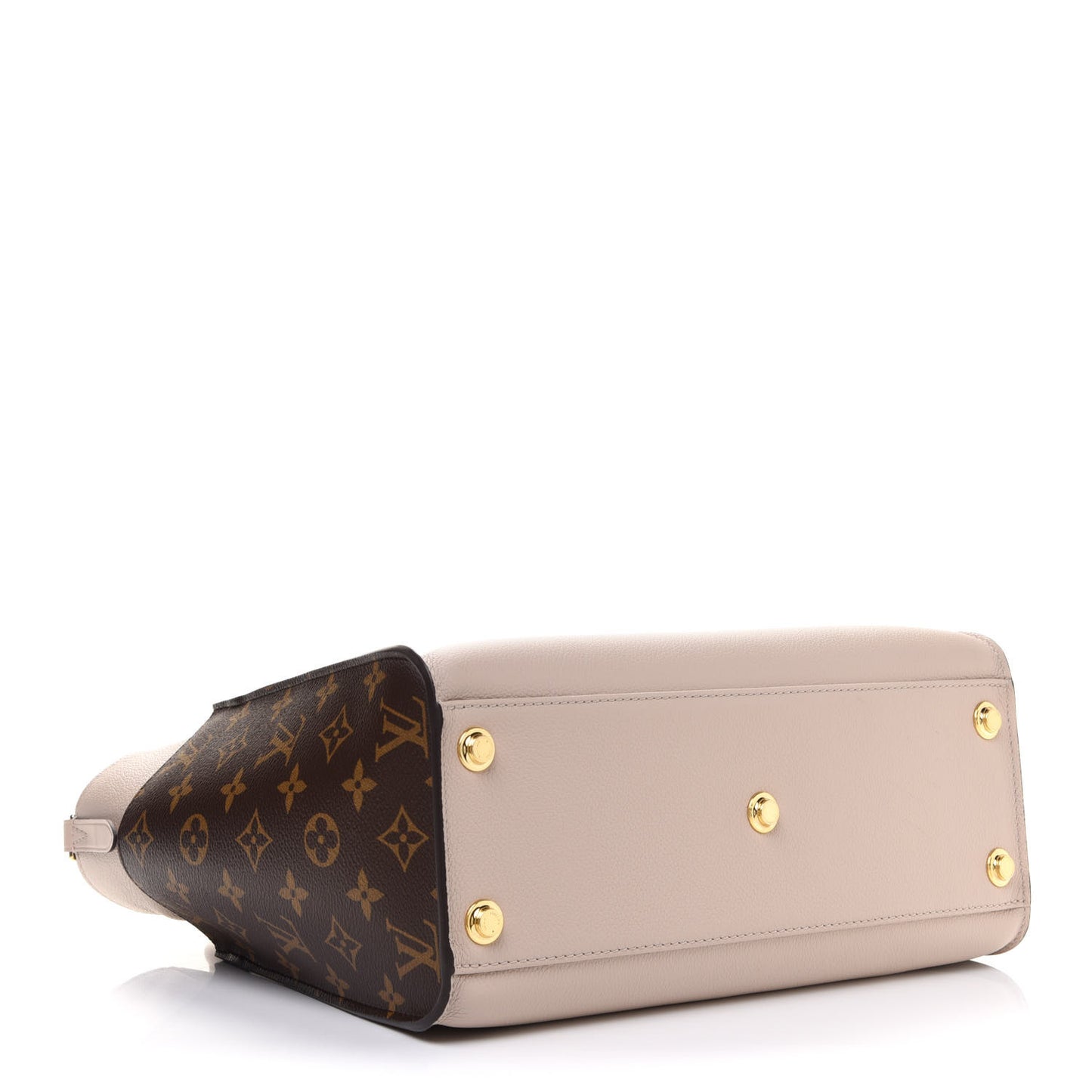 Calfskin Monogram On My Side Greige