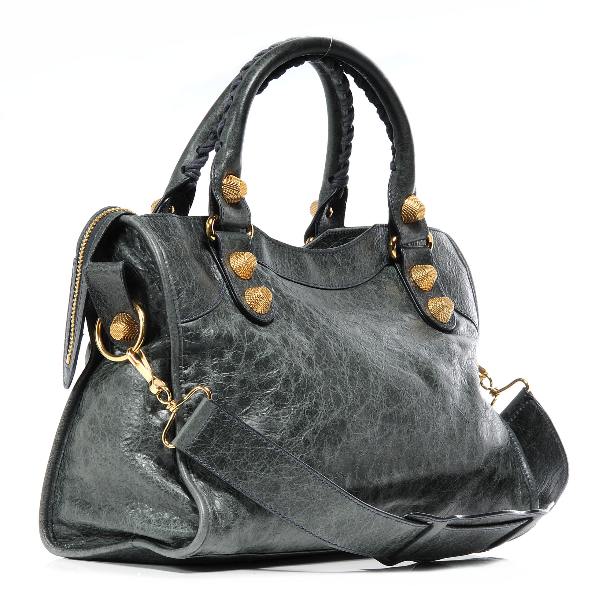 Balenciaga Agneau Giant 21 Gold Hardware City Anthracite 4 of 7