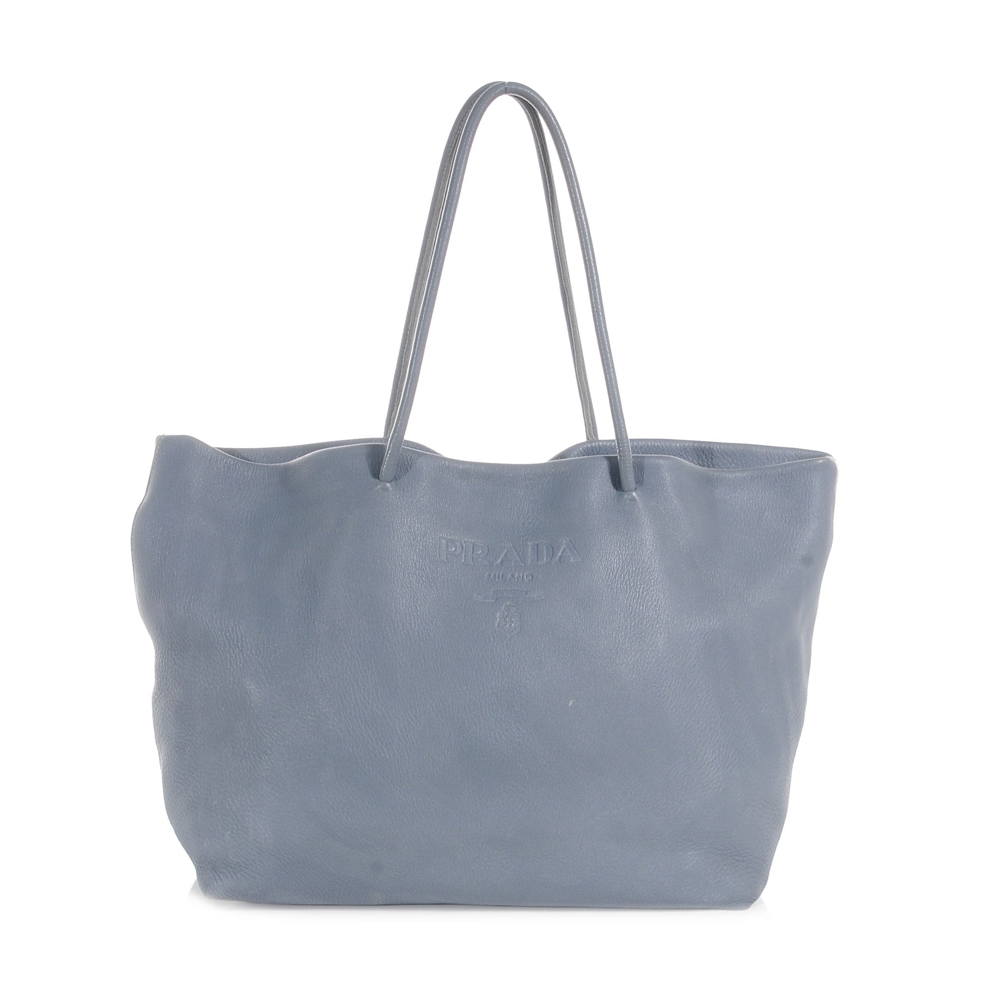 Prada Cervo Deerskin Shopper Tote Pervinca 1 of 6