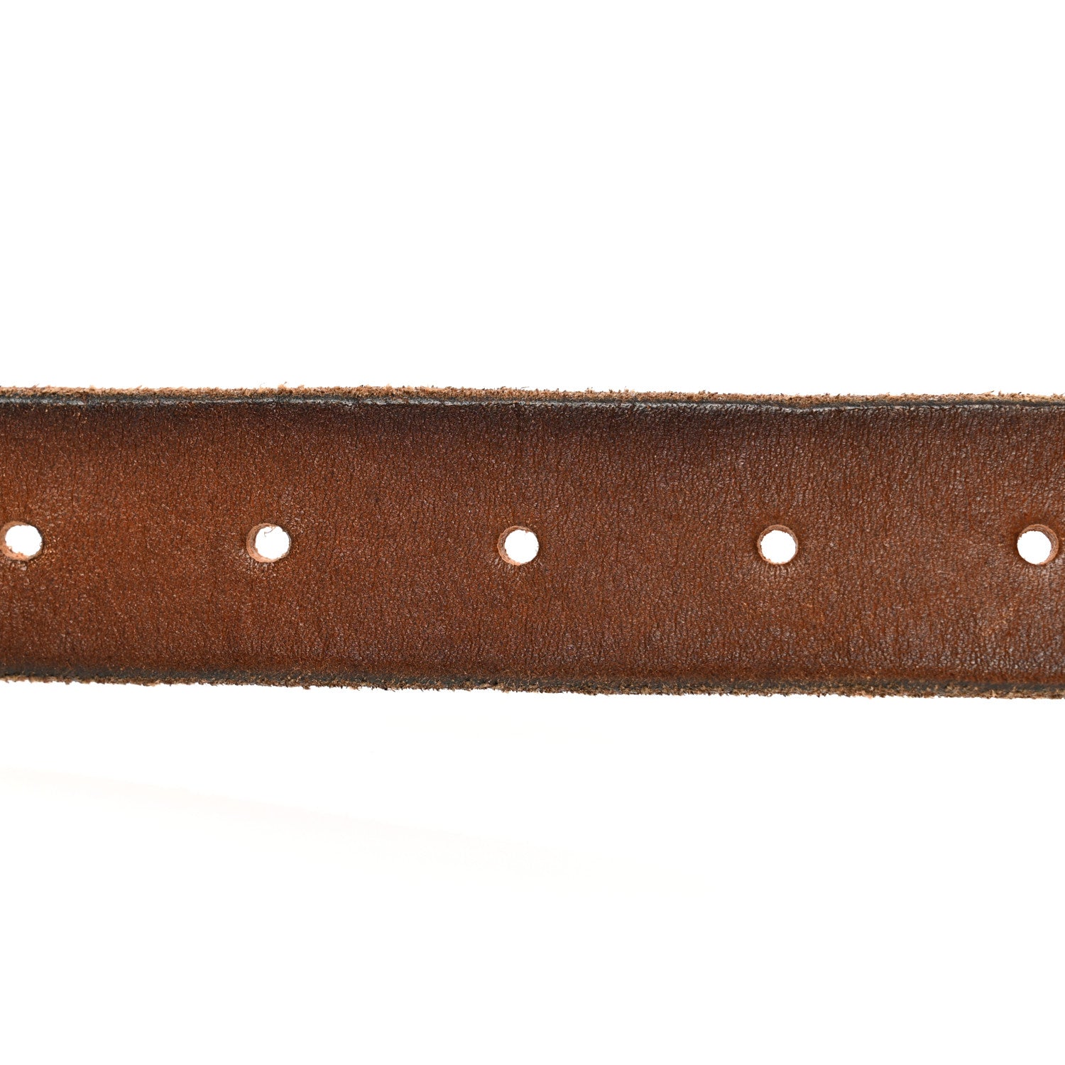Gucci Cuoio Toscano Nickel Double Double G 30mm Belt 90 36 Cuir 4 of 6