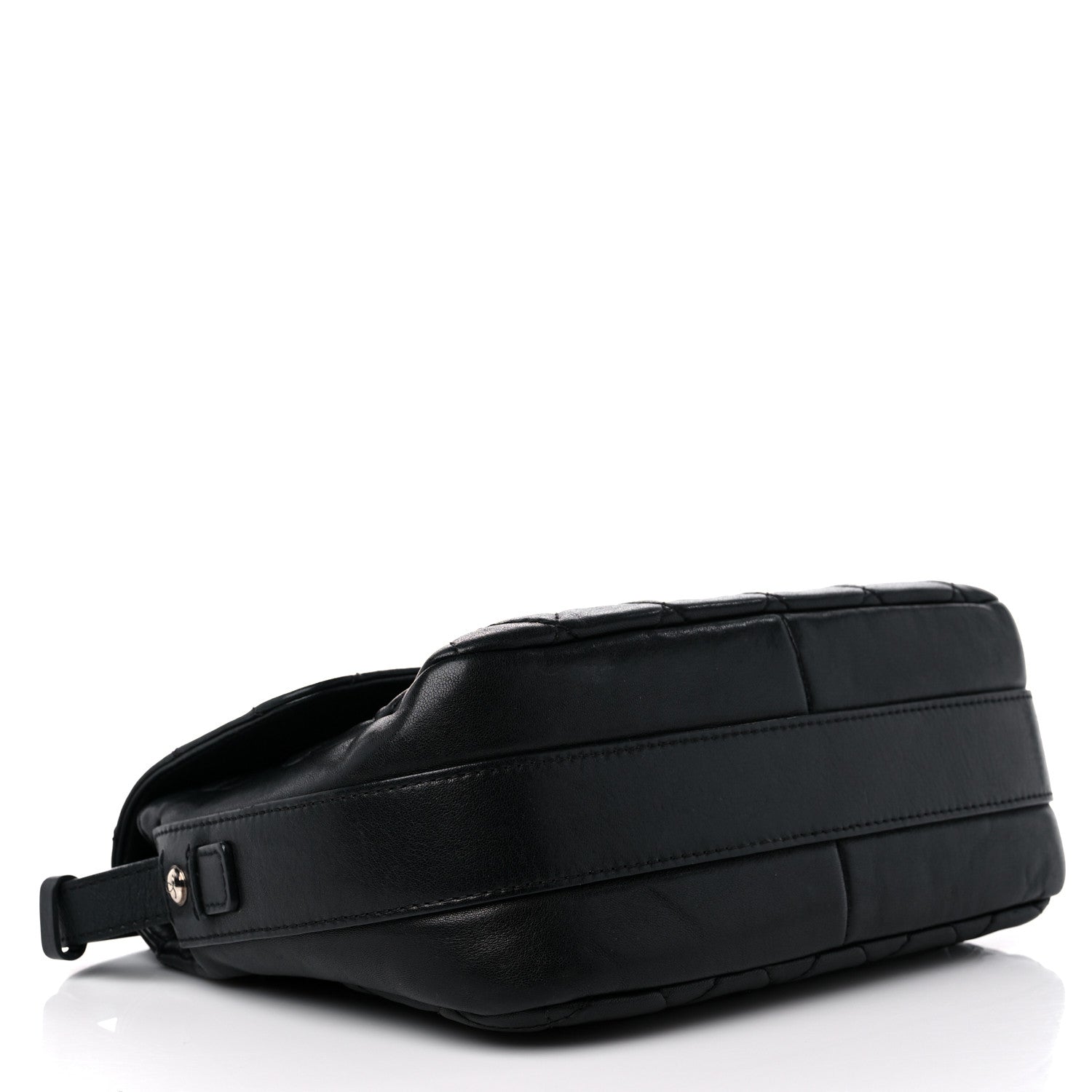 Chanel Lambskin Quilted Messenger Bag Black 3 of 21
