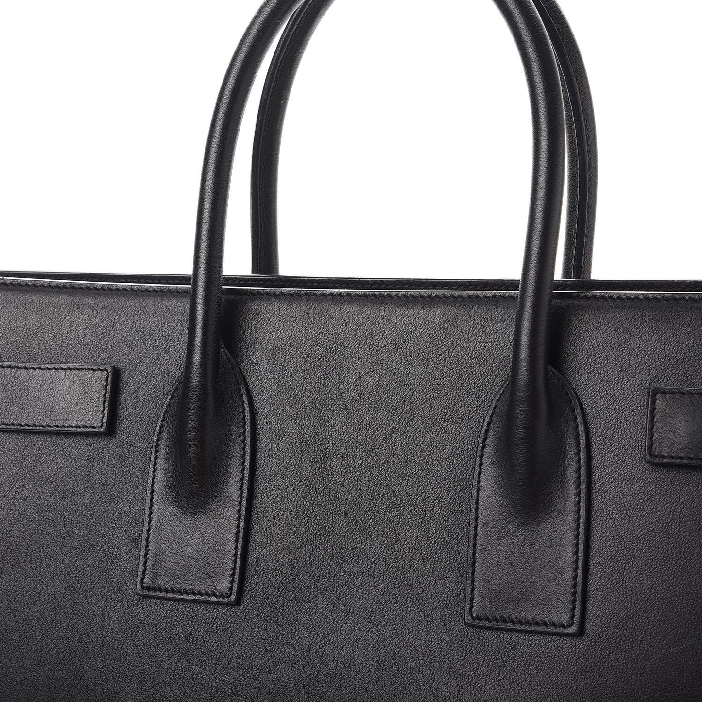 Calfskin Large Sac De Jour Carryall Black