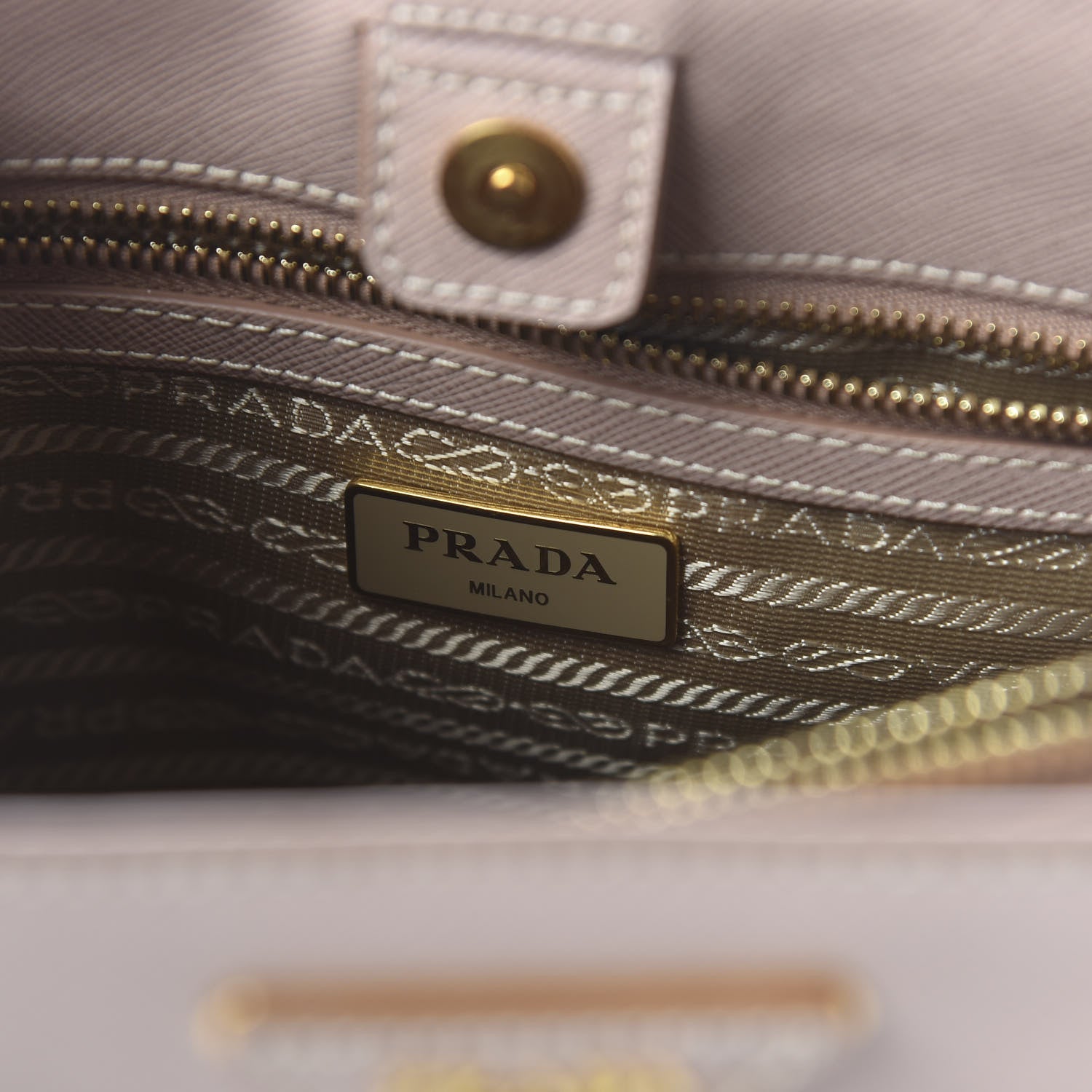 Prada Saffiano Lux Medium Tote Cammeo 8 of 9