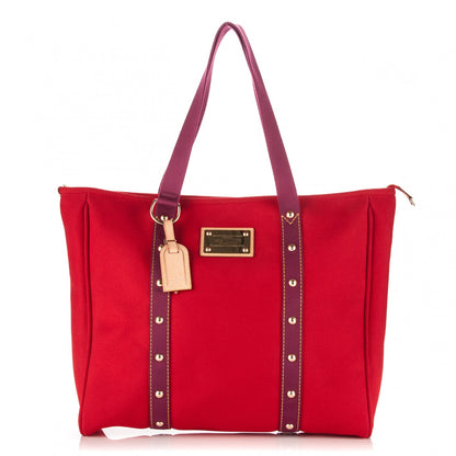 Louis Vuitton Antigua Cabas GM Red 1 of 13