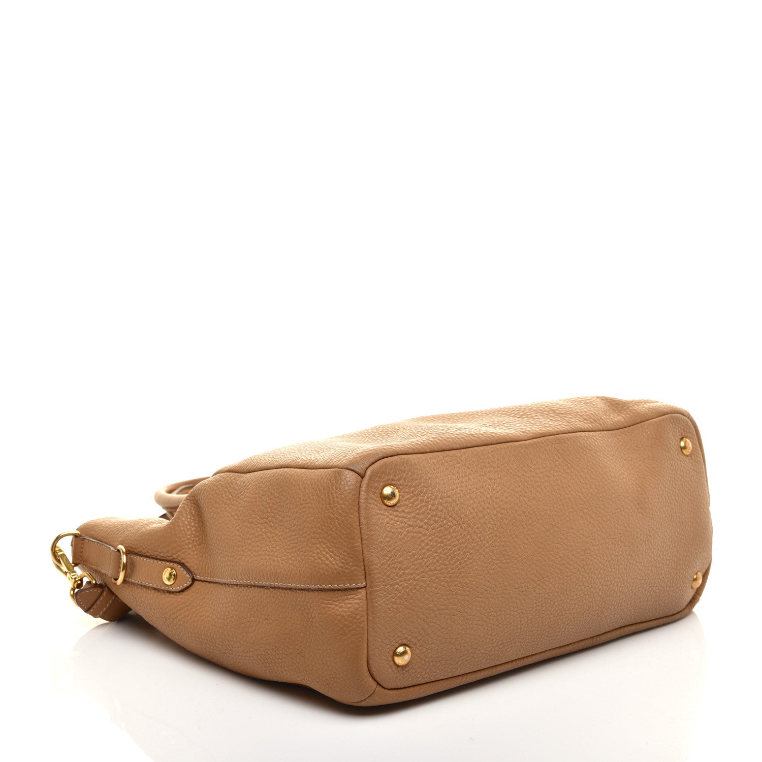 Prada Vitello Daino Shopping Tote Sughero 4 of 8