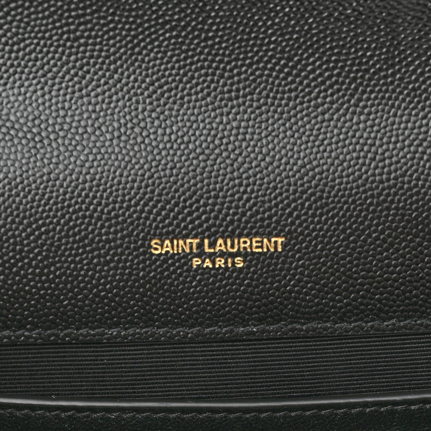 Saint Laurent Grain De Poudre Textured Mixed Matelasse Triquilt Medium Monogram Satchel Black 7 of 11