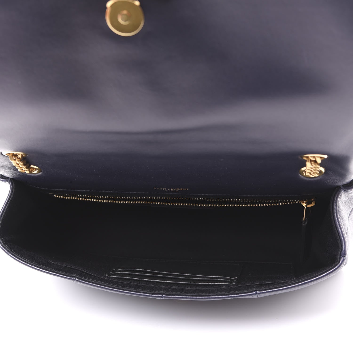 Saint Laurent Lambskin Patchwork Monogram Medium Jamie Dark Notte 4 of 10